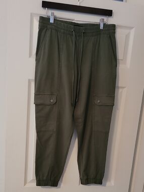 Banana Republic Olive Green Cargo Jogger Pants